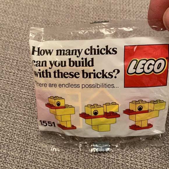 EASTER New Never Opened LEGO #1551 Chicks Building Blocks in Original Packaging - Picture 6 of 6